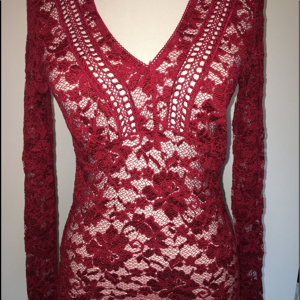 Women’s Pink Lace top